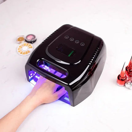 Professional UV LED Nail Lamp 96W – Cordless, 51 LEDs, Touch Control