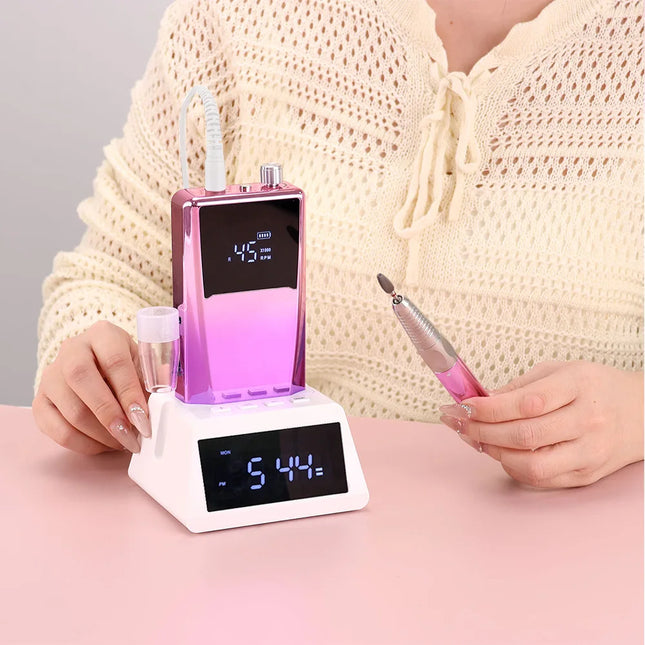 Professional Nail Drill 45K RPM – 85W Brushless with Display