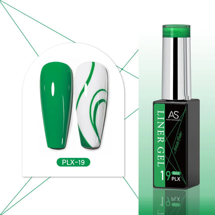 Solid Liner Nail Art Gel – Smooth, High-Pigment Colors