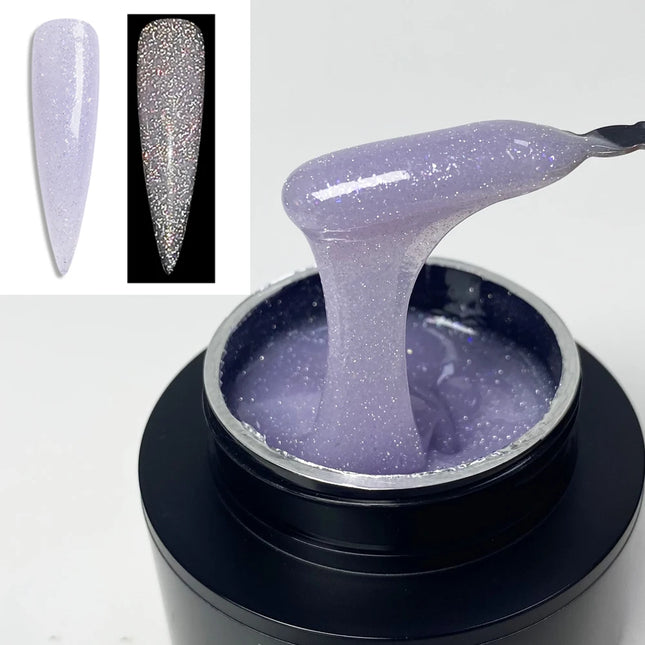 50ml Milky Pink & White Builder Gel for Extensions