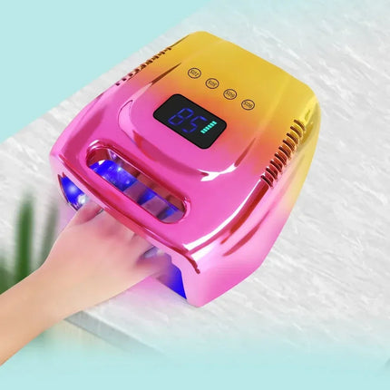 Professional UV LED Nail Lamp 96W – Cordless, 51 LEDs, Touch Control