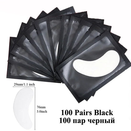Under Eye Patches for Eyelash Extensions – 100 Pairs
