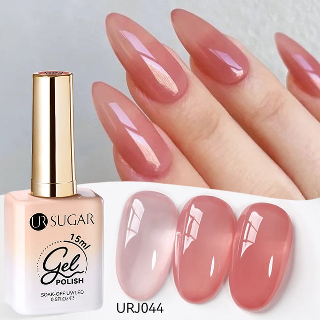 Jelly Gel Polish – Translucent Sheer Nail Gel