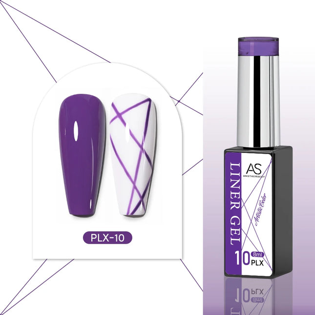 24-Color AS Gel Liner Polish for Nail Art