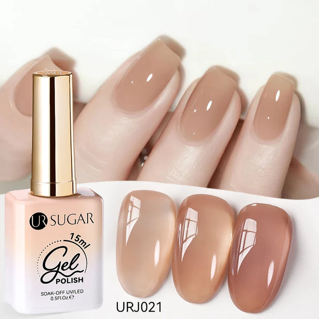 Jelly Gel Polish – Translucent Sheer Nail Gel