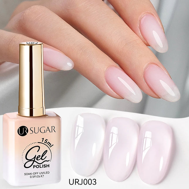 Jelly Gel Polish – Translucent Sheer Nail Gel