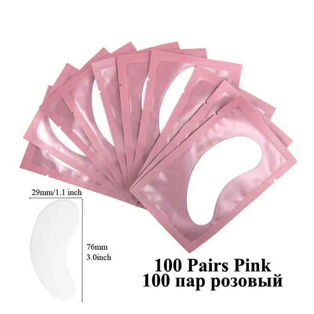 Under Eye Patches for Eyelash Extensions – 100 Pairs