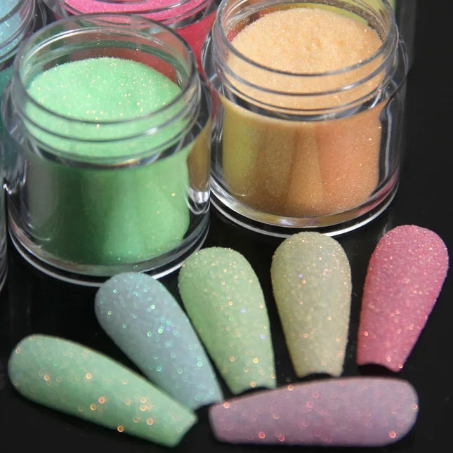 Sugar Nail Art Glitter Powder