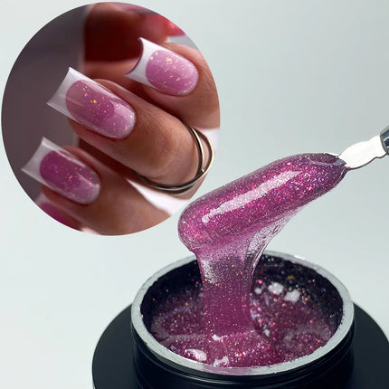 50ml Milky Pink & White Builder Gel for Extensions