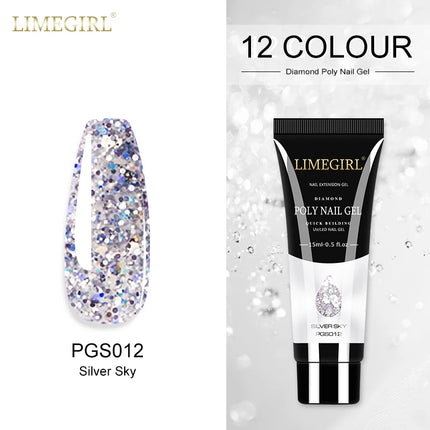 Glitter Poly Nail Extension Gel – 15g
