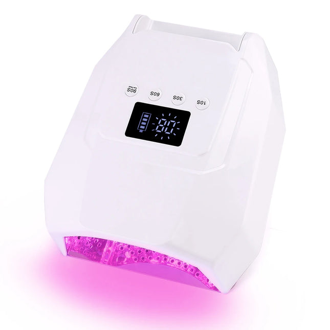 Professional 96W Cordless UV LED Nail Lamp – Rechargeable Gel Cure