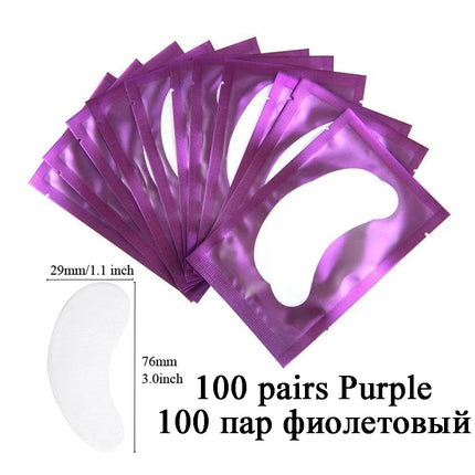 Under Eye Patches for Eyelash Extensions – 100 Pairs