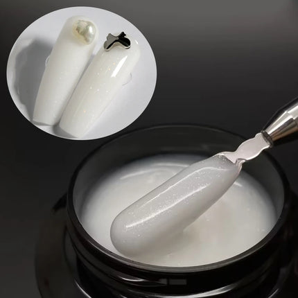 50ml Milky Pink & White Builder Gel for Extensions