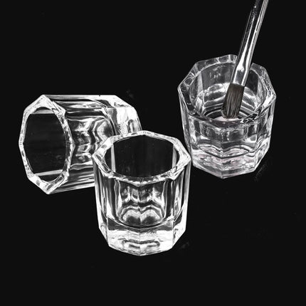 Nail Art Crystal Brush Cleaning Cup