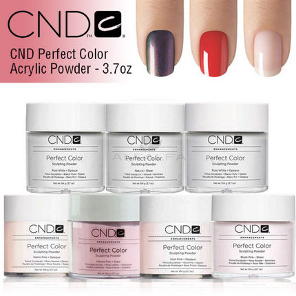 CND - Perfect Color Powder 3.7oz (Pink, Clear, White, Natural)