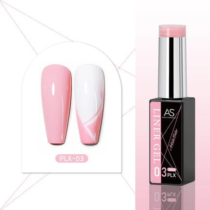 Solid Liner Nail Art Gel – Smooth, High-Pigment Colors