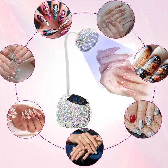 Cordless UV LED Nail Lamp 36W – Flash Cure with Auto Sensor