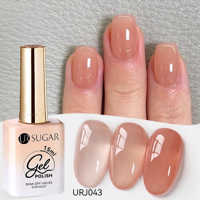 Jelly Gel Polish – Translucent Sheer Nail Gel