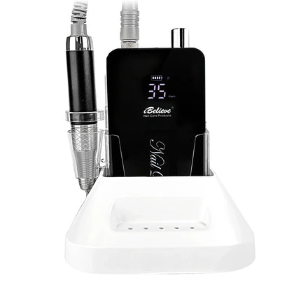 Pink Nail Drill – Rechargeable Brushless Polisher Set