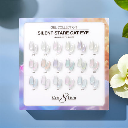 Cre8tion Cat Eye Silent Stare Kit - 18 Colors Set (#342 - #359)