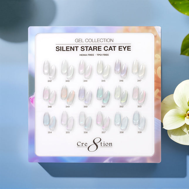 Cre8tion Cat Eye Silent Stare Kit - 18 Colors Set (#342 - #359)