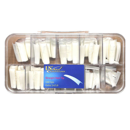USN - Natural Straight Tips (540pcs/ Refill)