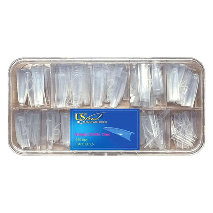 USN - Clear Straight Coffin (540pcs/ Refill)