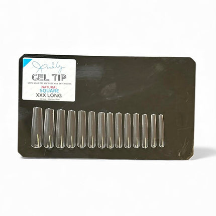 Xinhly Natural Square Soft Gel Tips - XXXL 2