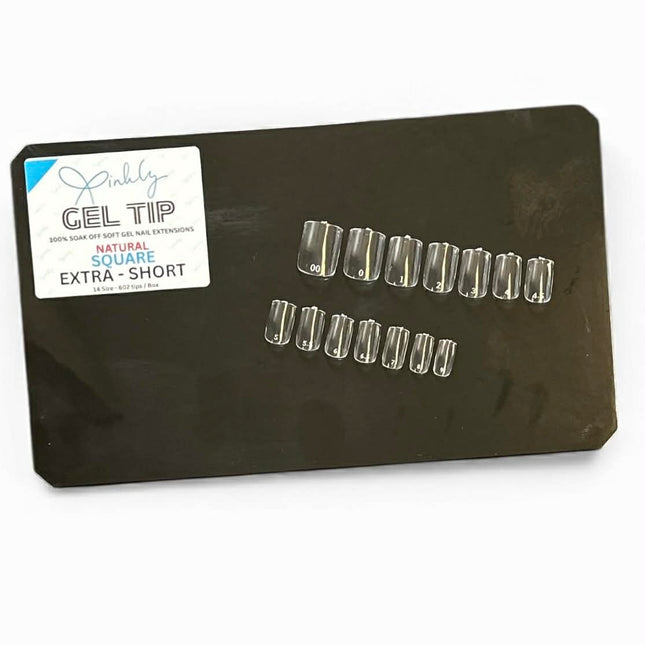 Xinhly Natural Square Soft Gel Tips - XS 2