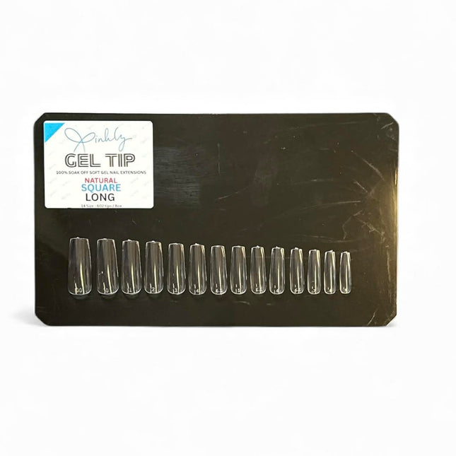 Xinhly Natural Square Soft Gel Tips - L 2