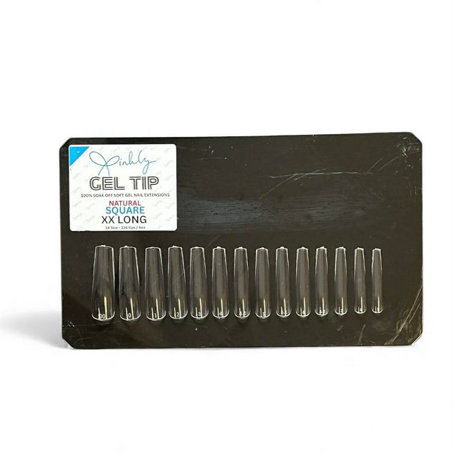 Xinhly Natural Square Soft Gel Tips - XXL 2