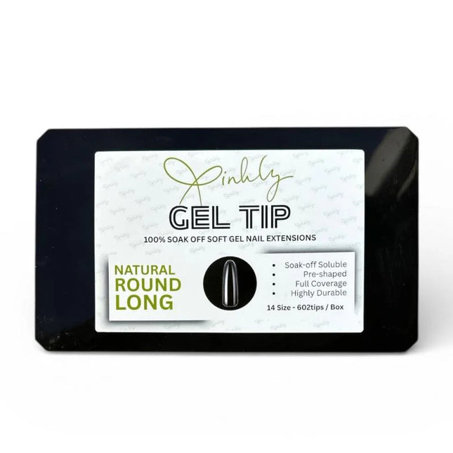 Xinhly Natural Round Soft Gel Tips - L