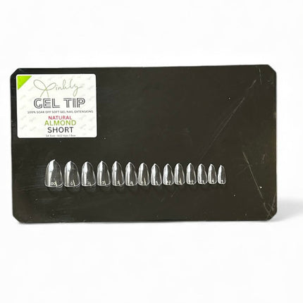 Xinhly Natural Almond Soft Gel Tips - S 2