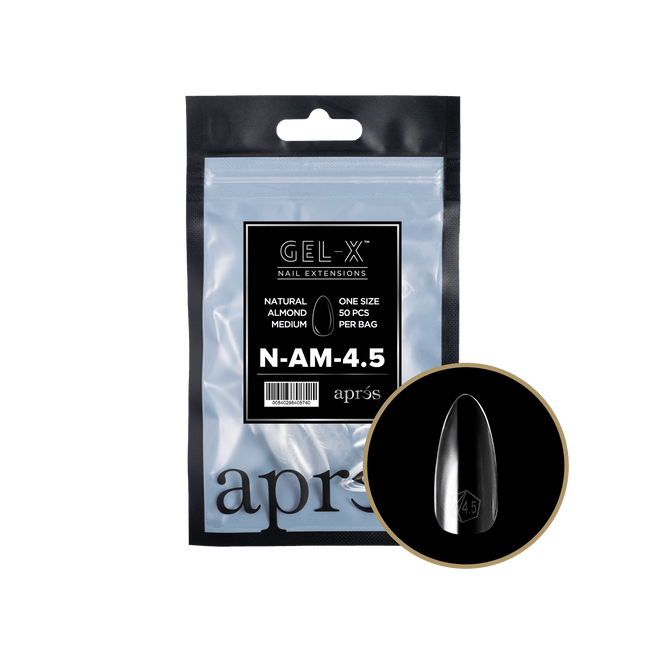 Apres Gel-X Tips 2.0 - NATURAL Almond Refill Bag