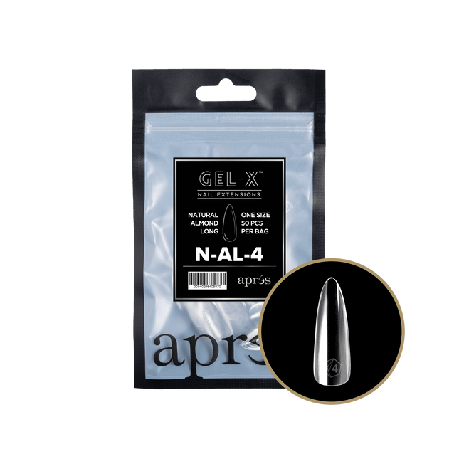 Apres Gel-X Tips 2.0 - NATURAL Almond Refill Bag