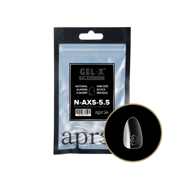 Apres Gel-X Tips 2.0 - NATURAL Almond Refill Bag