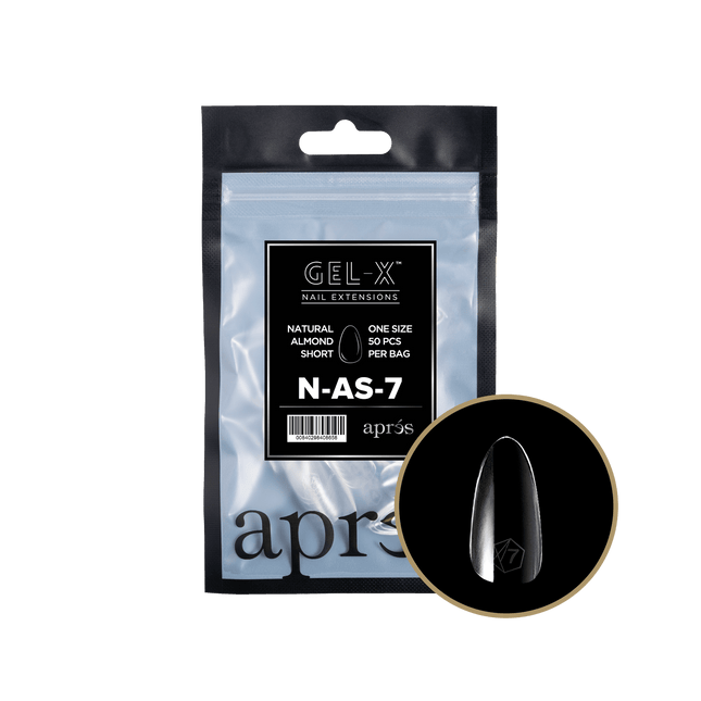 Apres Gel-X Tips 2.0 - NATURAL Almond Refill Bag