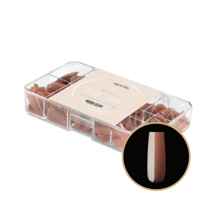 Apres Neutrals Gel-X Tips - Imani SCULPTED Long 150pcs