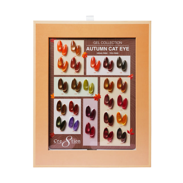 Cre8tion Cat Eye Gel Autumn Collection Kit - 24 Colors Set