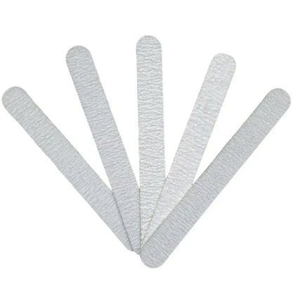 Nail Files - Mini Manicure Zebra 5" - Wood 100/100 - 50ct/pack - TTT Nails Supply
