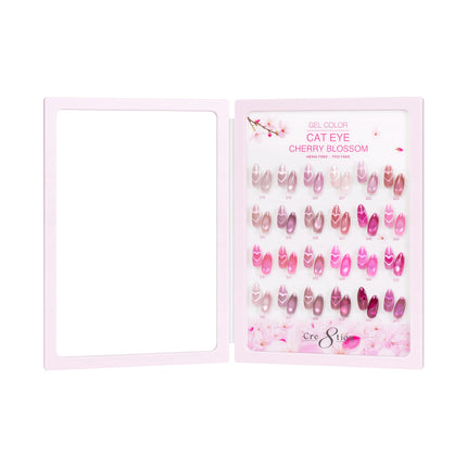 Cre8tion Cat Eye Cherry Blossom Kit - 24 Colors Set (#318 - #341)
