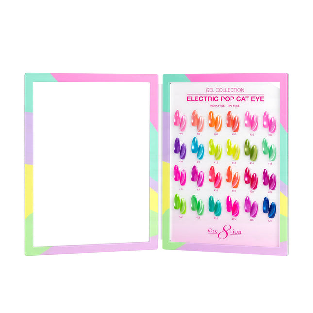 Cre8tion Cat Eye Electric Pop Kit - 24 Colors Set (#404 - #427)