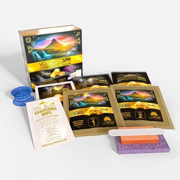 Volcano - Pedicure Deluxe 5in1 (Case 36 Boxes) - Many Scents