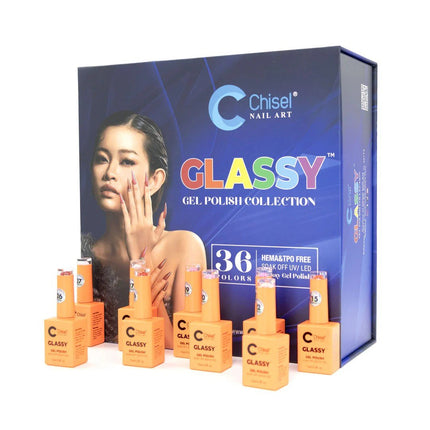 Chisel Glassy Gel Set 36 Colors