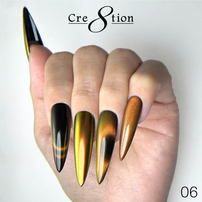 Cre8tion Cat Eye Chrome Nail Art 1g