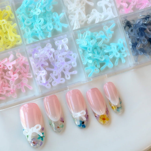 Cre8tion Nail Art Accessory Jelly Large Bows 11