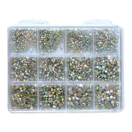 Cre8tion Nail Art Accessory Rhinestone Flat Bottom 04