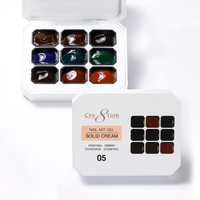 Cre8tion Nail Art Gel - Solid Cream - 05