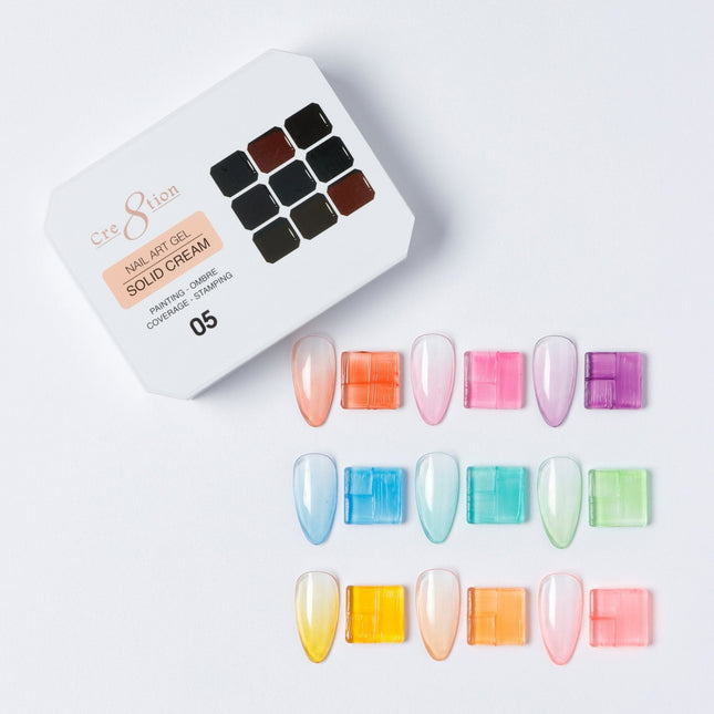 Cre8tion Nail Art Gel - Solid Cream - 05