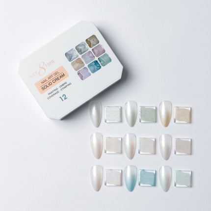 Cre8tion Nail Art Gel - Solid Cream - 12